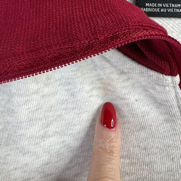 Nike Sz XXL Sweatshirt Dri-Fit 1/4 Zip Color Block Pullover High Low Hem Women’s - Picture 3 of 16